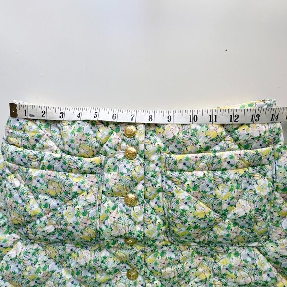 J. Crew New Limited-edition quilted button-front mini skirt in Liberty® fabric - Picture 6 of 8